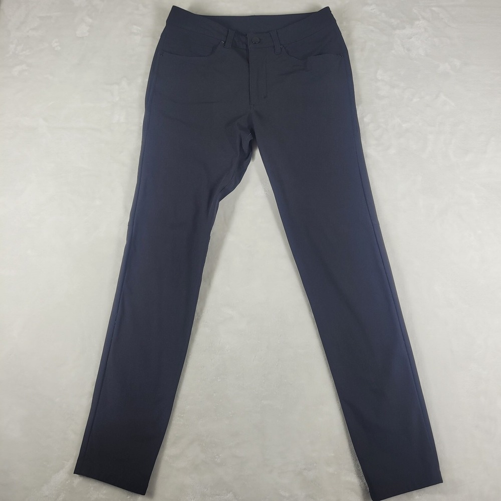 Lululemon ABC Pants Men's 28x31 Black Slim Fit Black Warpstreme Preppy Golf Work